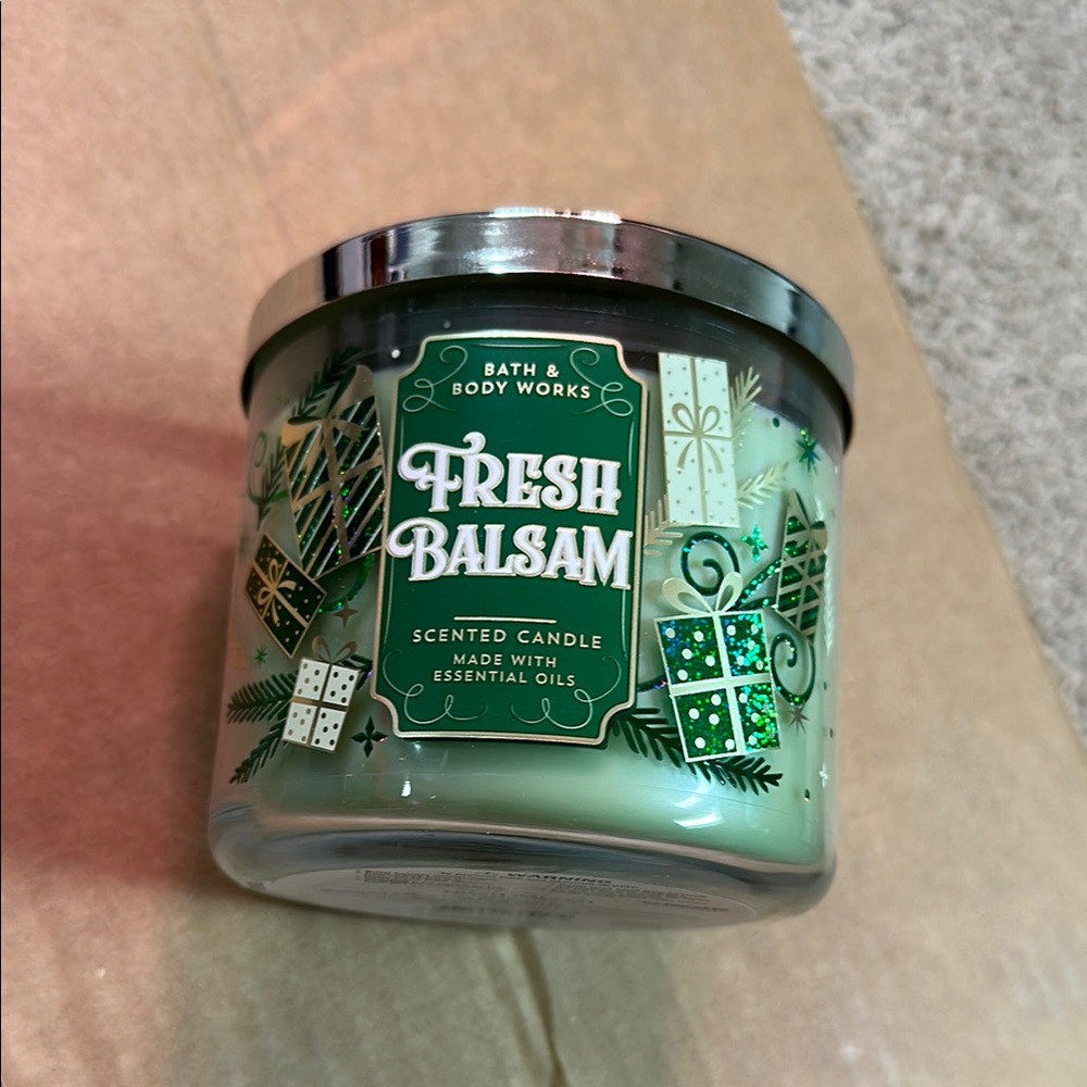 Bath & Body Works Fresh Balsam Scented Candle - Green